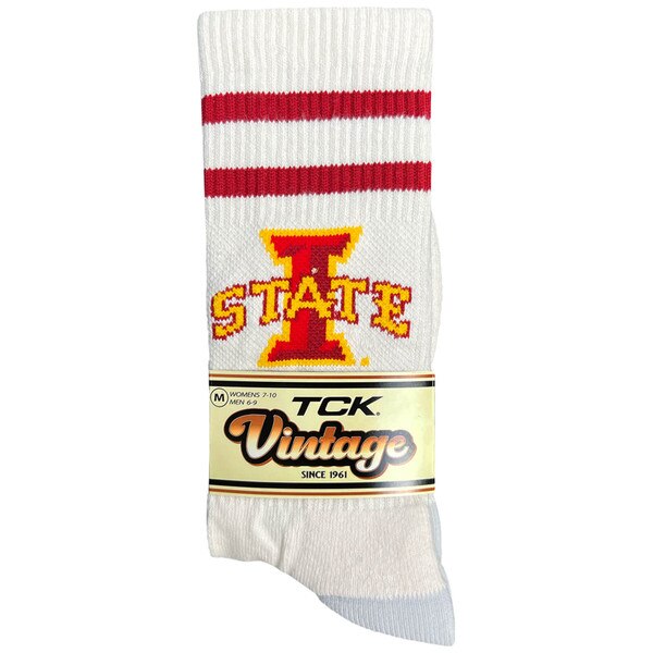 TCK I-State Off-White Crew Length Socks